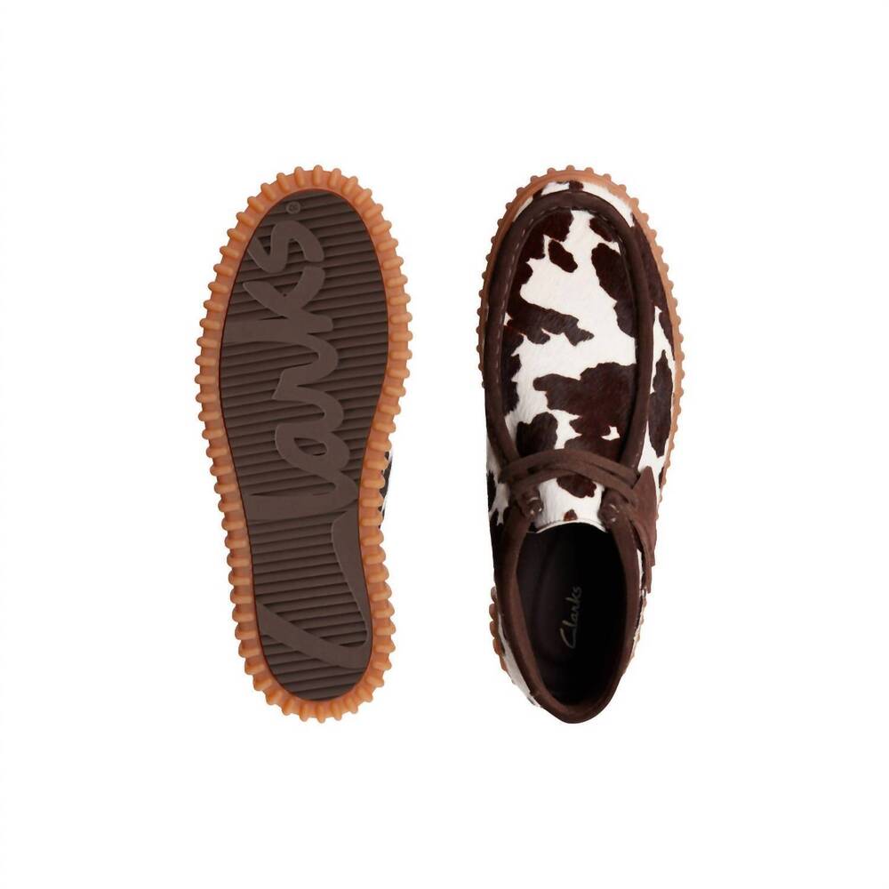 NEW CLARKS men's torhill hi shoes in animal print - Picture 5 of 7
